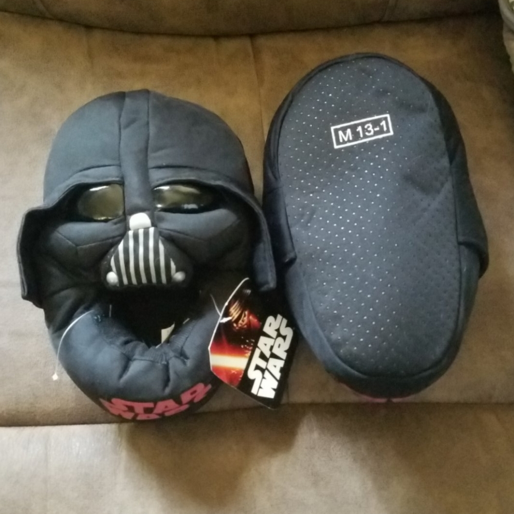 Kids Darth Vader/Star Wars Slippers